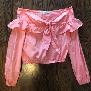 Lovers + friends off the shoulder top